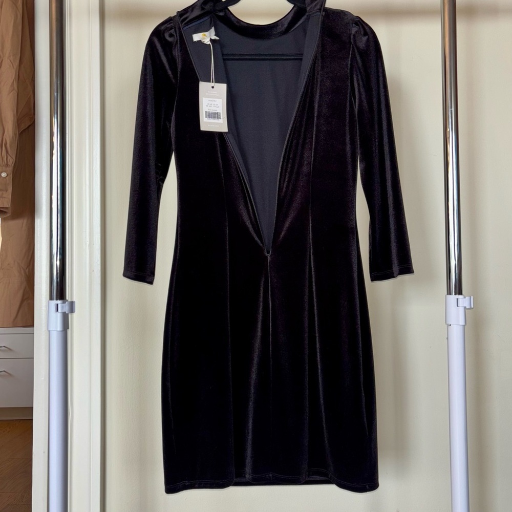 BODEN Livia Velvet Shift Dress - Picture 9 of 12